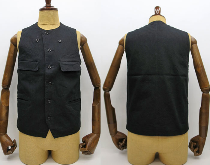 2022SS極少量入荷　FULL COUNT× ACVM by Addict Clothes Japan　Denim 4 Pocket Waistcoat [ フルカウント 4ポケット　ウェイストコート ]【神戸正規販売店】デニムベスト　コットン100%　ワンウォッシュ　Made in Japan