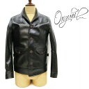 【正規販売店】 ORGUEIL / オルゲイユ メンズ Cossack Jacket コサックジャケット OR-4002C 【ホースハイドレザージャケット】【ブラック】 オリジナルハンガー付 日本製 馬革 ※返品交換不可商品です