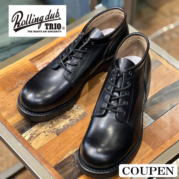  ROLLING DUB TRIO / ローリングダブトリオ COUPEN / コペン RDT-A01 ALL BLACK HORSE/ HORWEEN CHROMEXCEL