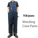 y_ˁ@K̔㗝Xz TCB jeans [ eB[V[r[W[Y ] y Wrecking Crew Pants / bLON[pc ( I[o[I[ ) zy INDIGO z 100@{@TCB@I[o[I[@TCBW[Y I[o[I[yTCYГ1񖳗zOverall