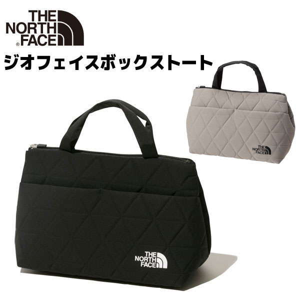 2024春夏入荷【 THE NORTH FACE ザ・ノースフェイス 】 Geoface Box Tote ( ジオフェイスボックストート )【ブラック (K) フォールンロック (FL) 】 NORTH FACE ノースフェイス トートバッグ NM32355