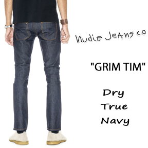 再入荷【定番】【育てがいのある"DRY"】 NUDIE JEANS ( ヌーディージーンズ )GRIM TIM ［ DRY TRUE NAVY ］ / グリムティム 　54161-1048 SKU#113111 nudie jeans GRIMTIM ヌーディージーンズ　メンズ　国内正規　レングス32