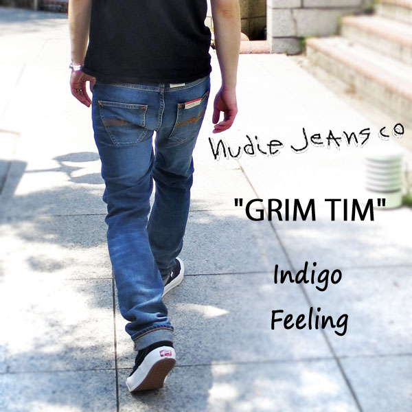 NUDIE JEANS ( ヌーディージーンズ )GRIM TIM グリムティム INDIGO FEELING ( N151 ) 53161-1096nudie jeans grimtim SKU 113457 ユーズド加工