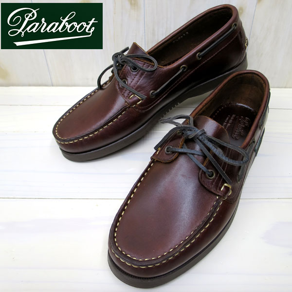 【ご希望でケア用品1点プレゼント☆】永く愛用するならこのブランド PARABOOT パラブーツ BARTH バース デッキシューズ AMERICA アメリカ　(ブラウン） 780001 【メンズ】