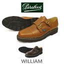 【サイズ交換送料1回片道無料☆】【 PARABOOT 】 ( パラブーツ ) 【 WILLIAM 】 ( ウィリアム ) MARCHE 2 ソールGR COGNAC / グレインレザー コニャック 981422 / GR EBENE / グレインレザー ダークブラウン 981435【メンズ】 paraboot シボ革