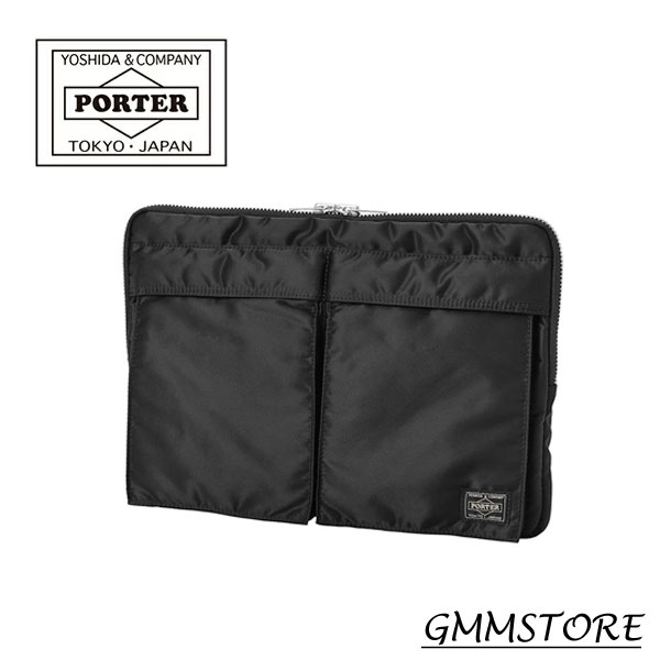 吉田かばん PORTER　TANKER ( ポーター タンカー ) [A4サイズ対応] DOCUMENT CASE (ドキュメントケース ) （W345/H235/D25、約290g ）吉田カバン 622-66500 男女兼用　porter タンカー ポーター クラッチバッグ