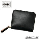 ポーター フィルム ウォレット 187-01348PORTER FILM　WALLET コの字型開閉二つ折り財布（W125/H105、165g ）【ブラック】男女兼用