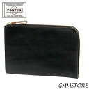 ポーター クラッチバッグ メンズ ポーター フィルム クラッチバッグ 187-01358 PORTER FILM CLUTCH BAG 【ブラック】男女兼用牛革 レザー クラッチバッグ