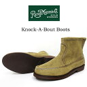 【 ラッセルモカシン 神戸正規 】S4070-7 KNOCK-A-BOUT-BOOTS ( ノックアバウトブーツ )【SAND ( ララミースエード )　クレープソール 】　ラッセルモカシン ノックアバウトメンズ 【 RUSSELL 】 その1