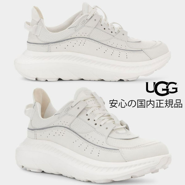 楽天GMMSTORE【安心の国内正規品】【 ugg 国内正規商品 】 UGG （ アグ ） ugg CA805 V2 Nubuck 【WHITE】 ugg スニーカー ca805スニーカー レザースニーカー 厚底スニーカー