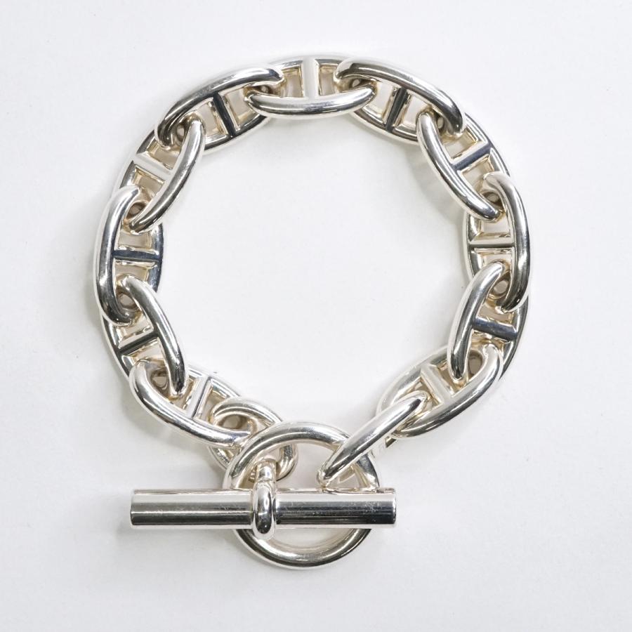 エルメス シェーヌ・ダンクル ブレスレット GM 12コマ H101672B 012 【現物ご確認いただけます】