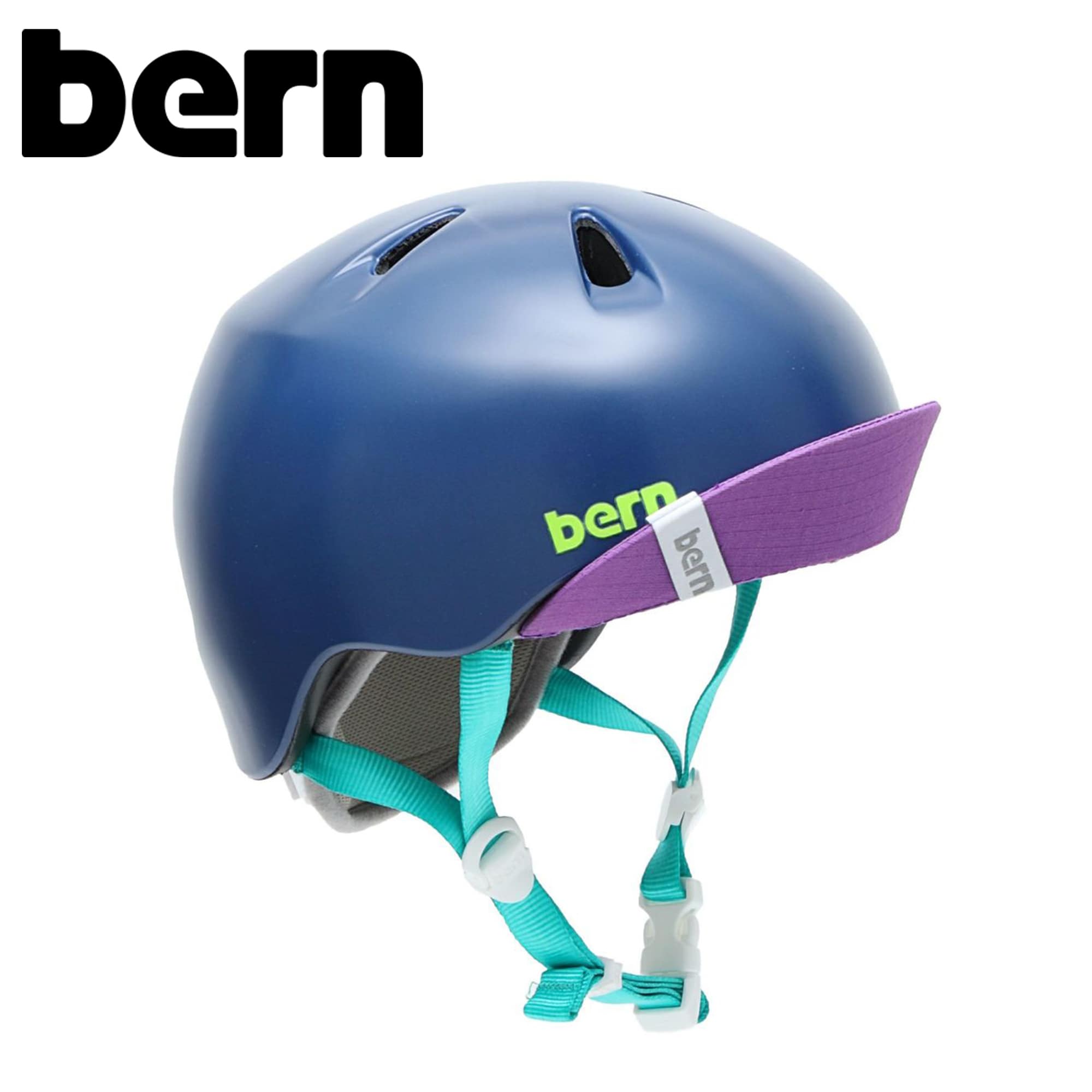 bern バーン ヘルメット NINA ニーナ ネイビーブルー XS-Sサイズ 外箱 訳あり キッズ ジュニア ヘルメット 安全 幼児ヘルメット 男の子 女の子...