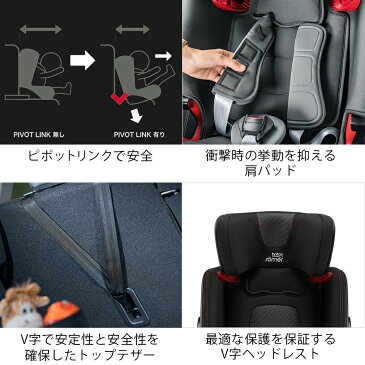 【限定モデル】ブリタックス アドバンザフィックス4 ADVANSAFIX IV R AIR LIMITED[Britax チャイルドシート 1歳 12歳 4歳]