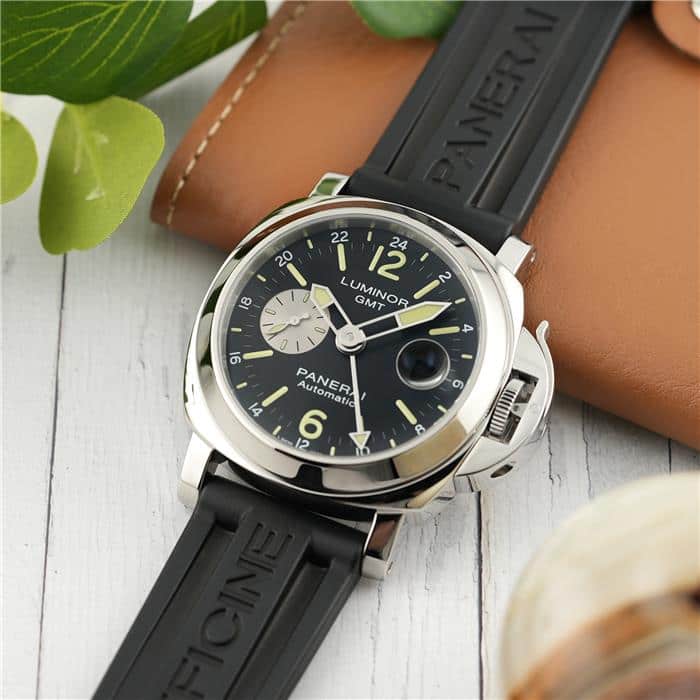 【60回払いまで金利0%】オフィチーネ パネライ ルミノール GMT アッチャイオ PAM01088 OFFICINE PANERAI 中古メンズ 腕時計 送料無料