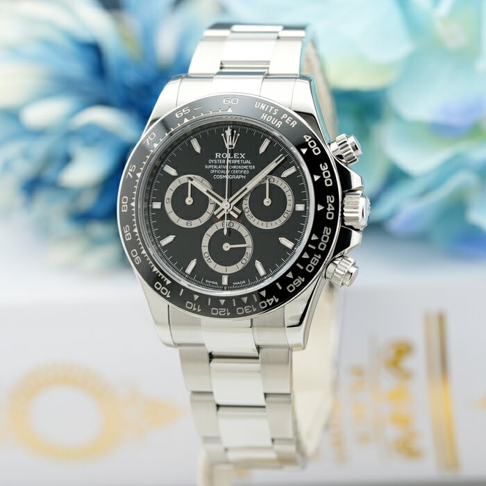 Rakuten - ロレックス デイトナ 126500LN ブラック 保証書2024年 ランダムシリアル ROLEX 中古メンズ 腕時計 送料無料
