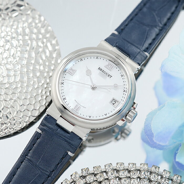【60回払いまで金利0%】ブレゲ マリーン レディ 9517ST/5W/584 付属品完品【未使用品】 BREGUET 中古レディース 腕時計 送料無料