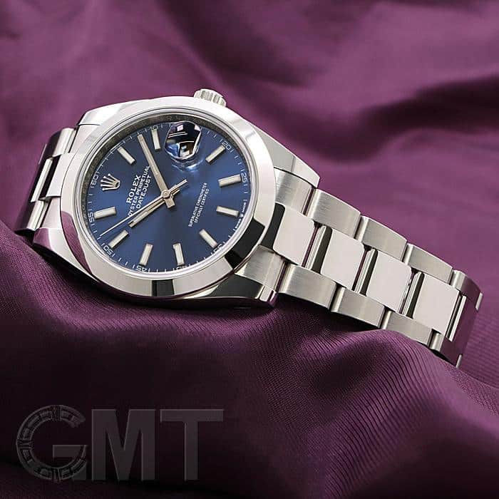 【60回払いまで金利0%】ROLEX ロレックス デイトジャスト41 126300 ブルー 付属品完品 ROLEX 新品メンズ 腕時計 送料無料