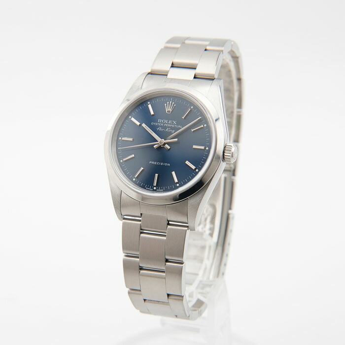 60回払いまで金利0% ロレックス エアキング 14000 ブルー 保証書1999年 A番 ROLEX 中古メンズ 腕時計 gmt-10083943 GMT サンプル画像3