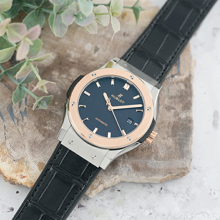 【60回払いまで金利0%】ウブロ クラシック フュージョン チタニウム キングゴールド 42mm 542.NO.1181.LR 付属品完品【未使用品】 HUBLOT 中古メンズ 腕時計 送料無料