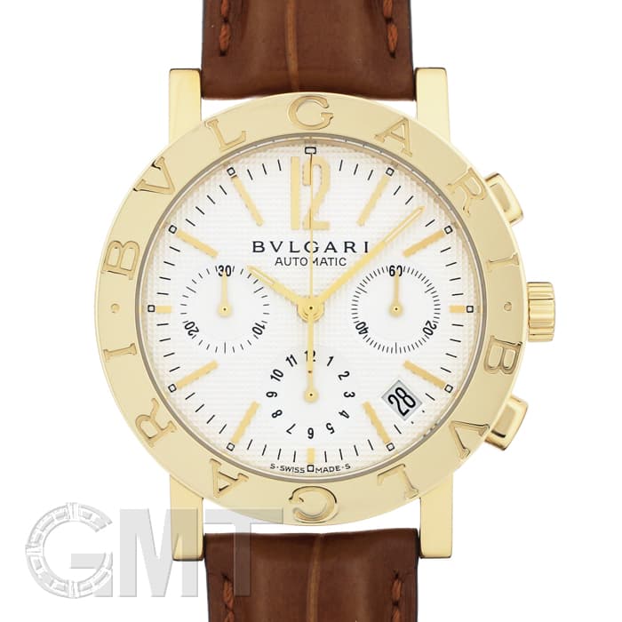 ブルガリ ブルガリブルガリ クロノグラフ ホワイトBB38WGLDCH BVLGARI 【新品】【メ ...