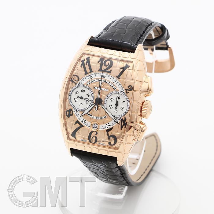 フランクミュラー アイアンゴールドクロコ クロノ8880CC GOLD CRO FRANCK MULLER 新品メンズ 腕時計 送料無料