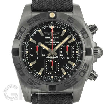 ブライトリング クロノマット 44 ブラックスチール M011B35ARB ミリタリーラバーベルト BREITLING 【新品】【メンズ】 【腕時計】 【送料無料】 【あす楽_年中無休】