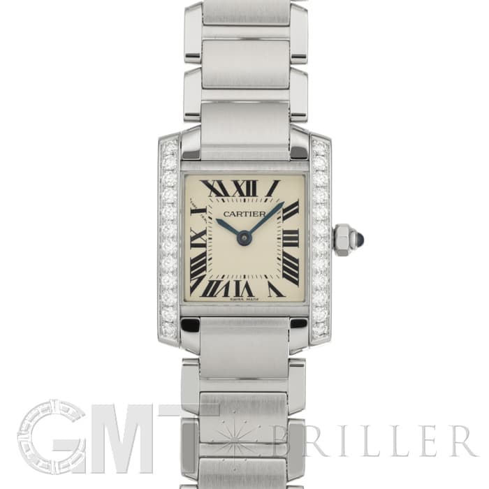カルティエ タンクフランセーズ SM W4TA0008 ベゼルダイヤ CARTIER 新品レディース 腕時計 送料無料のサムネイル