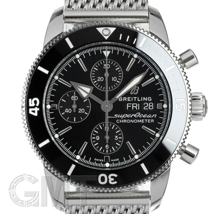 ブライトリング スーパーオーシャン ヘリテージ II クロノグラフ 44mm BK SS ブレス A13313121B1A1(A275B-1OCA) BREITLING 新品メンズ 腕時計 送料無料