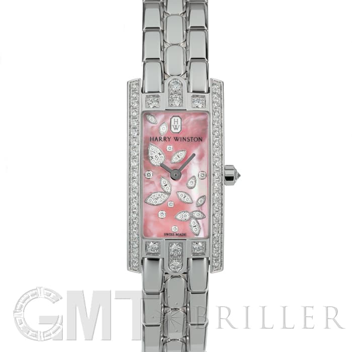 ハリー・ウィンストン アベニューC ミニ リリー・クラスター ピンク AVCQHM16WW056 HARRY WINSTON 新品レディース 腕時計 送料無料