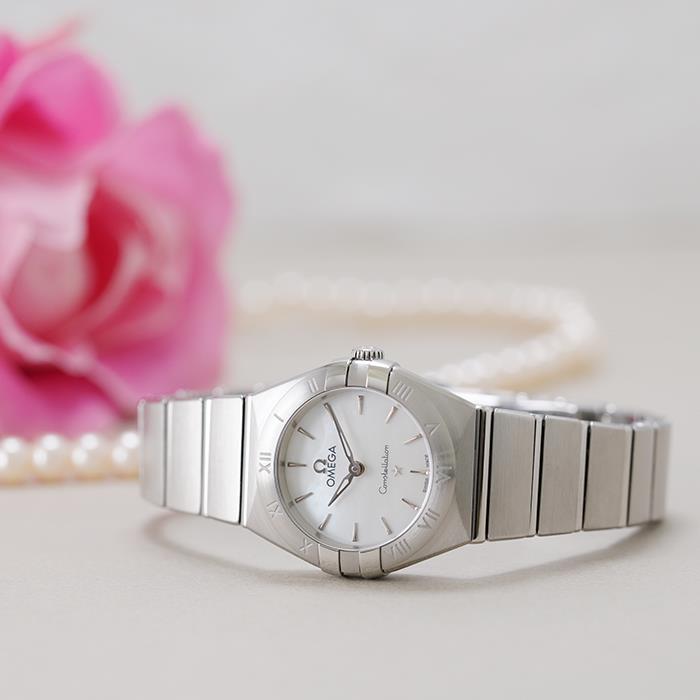 オメガ コンステレーション マンハッタン クオーツ 25mm 131.10.25.60.05.001 OMEGA 新品レディース 腕時計 送料無料