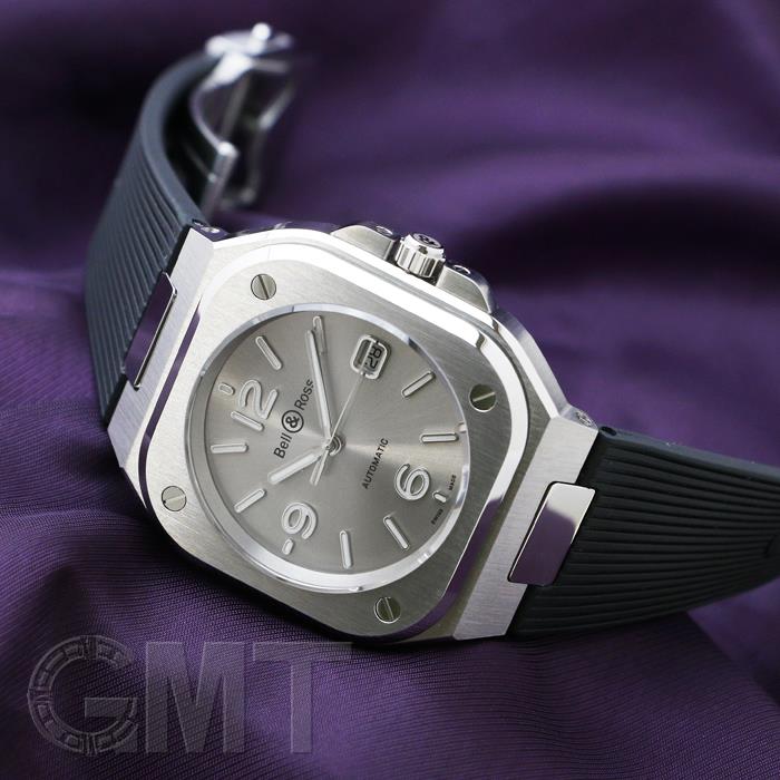 ベル&ロス インストゥルメント BR 05 グレー スチール BR05A-GR-ST/SRB BELL & ROSS 新品メンズ 腕時計 送料無料