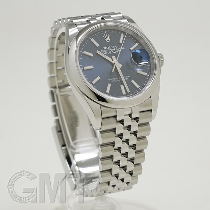 ロレックスデイトジャスト 36 126200 ブルー ジュビリーブレス ROLEX 新品メンズ 腕時計 送料無料