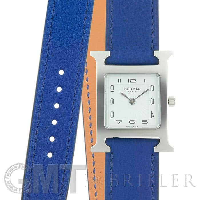 Hウォッチ エルメス Hウォッチ HH1.210.131/SW7T1 ドゥブルトゥール ブルー HERMES 新品レディース 腕時計 送料無料