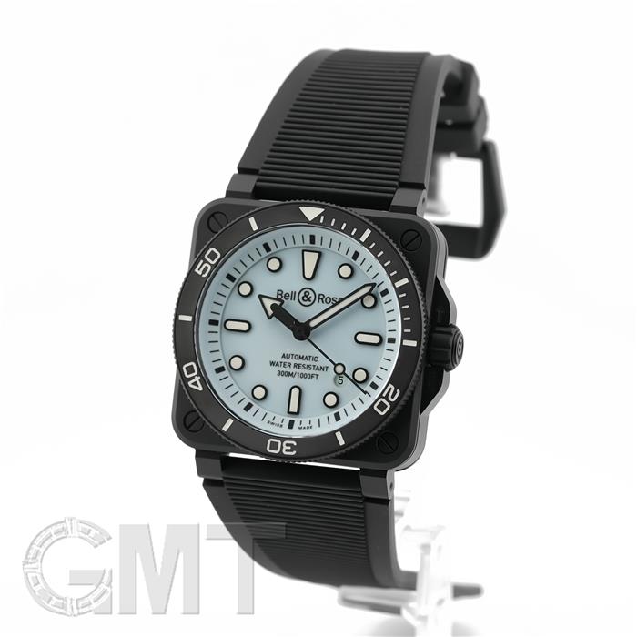 ベル&ロス BR-03 ダイバー フル ラム セラミック BR03A-D-LM-CE/SRB【2024年新作】付属品完品 BELL & ROSS 新品メンズ 腕時計 送料無料
