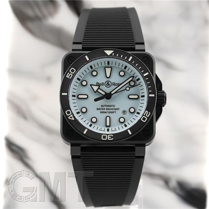 ベル&ロス BR-03 ダイバー フル ラム セラミック BR03A-D-LM-CE/SRB【2024年新作】付属品完品 BELL & ROSS 新品メンズ 腕時計 送料無料
