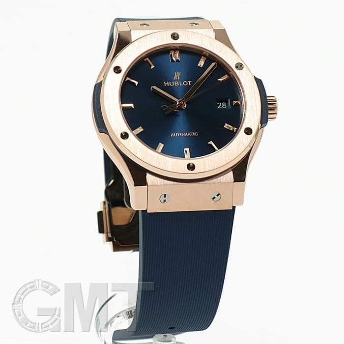 ウブロ クラシックフュージョン キングゴールド ブルー 542.OX.7180.RX HUBLOT 新品メンズ 腕時計 送料無料