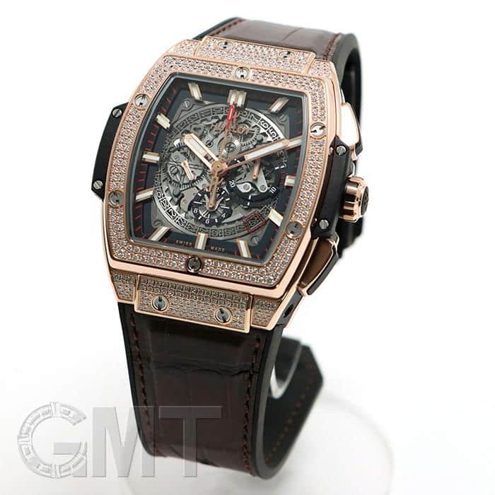 ウブロ スピリット オブ ビッグバン キングゴールド ダイヤモンド 601.OX.0183.LR.1704 HUBLOT 新品メンズ 腕時計 送料無料