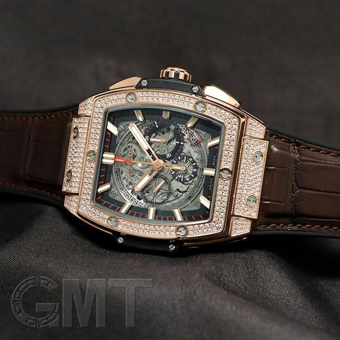 ウブロ スピリット オブ ビッグバン キングゴールド ダイヤモンド 601.OX.0183.LR.1704 HUBLOT 新品メンズ 腕時計 送料無料