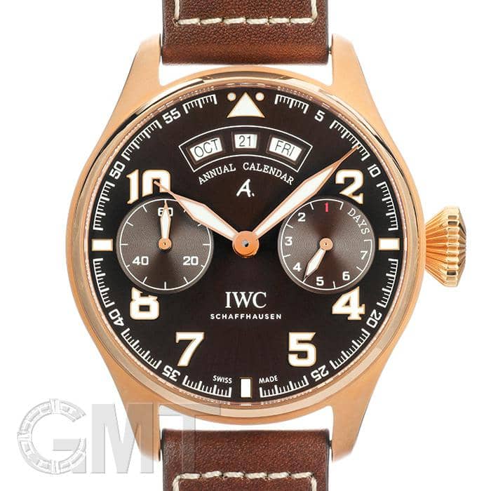 IWC パイロットウォッチ 腕時計（メンズ） IWC ビッグ・パイロット・ウォッチ アニュアルカレンダー アントワーヌ・ド・サンテグジュペリ IW502706 IWC 新品メンズ 腕時計 送料無料