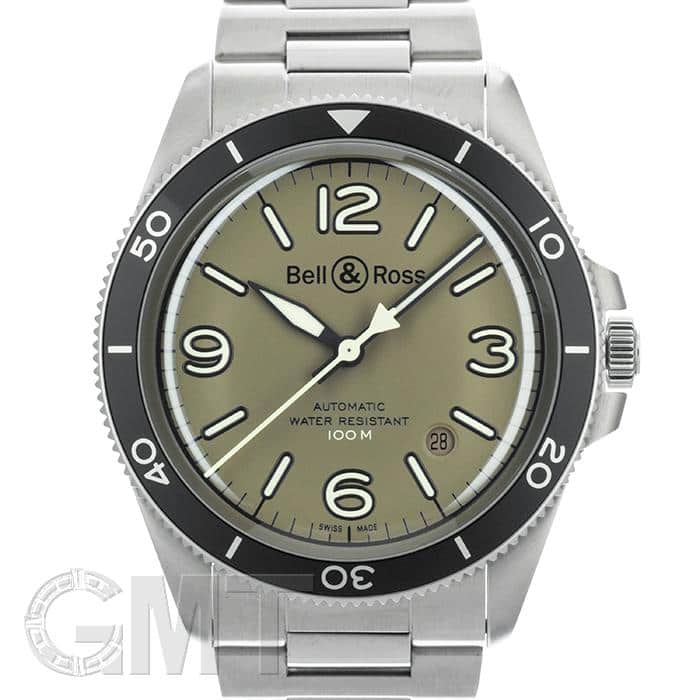 ベルandロス ベル&ロス BR V2-92 スティール ヘリテージ BRV2-92 MILITARY GREEN BRV292-MKA-ST/SST BELL & ROSS 新品メンズ 腕時計 送料無料