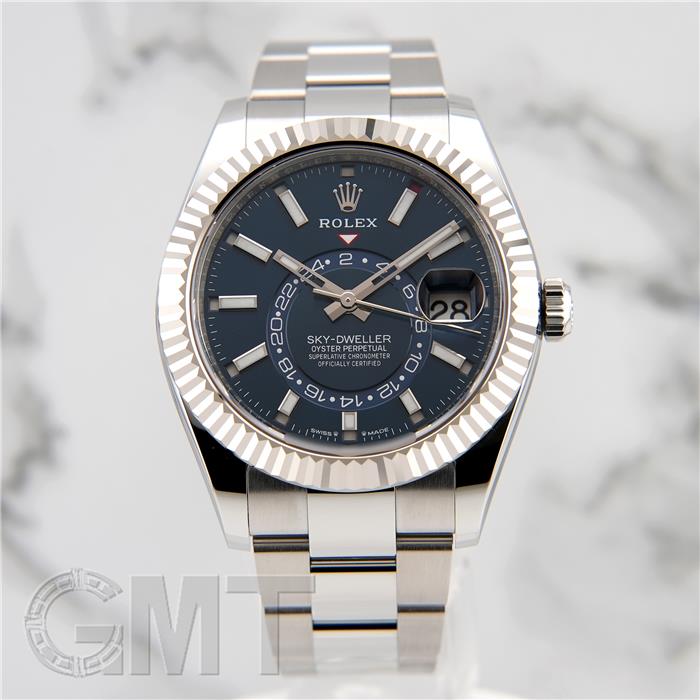 ロレックス スカイドゥエラー 336934 ブルー オイスターブレスレット 付属品完品 ROLEX 新品メンズ 腕時計 送料無料