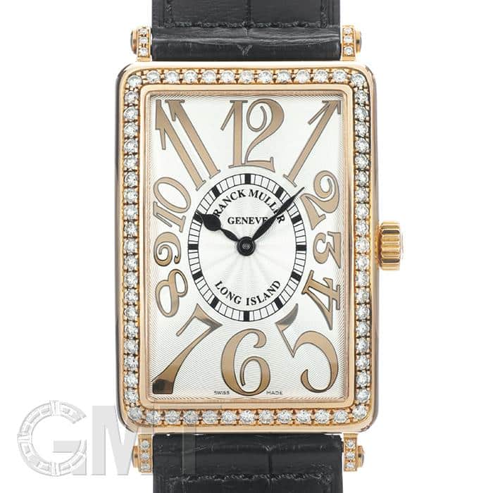 フランクミュラー ロングロングアイランド1002QZD 1R シルバーレリーフ ベゼルダイヤモンド FRANCK MULLER 新品メンズ 腕時計 送料無料