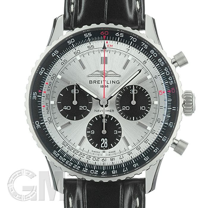 ナビタイマー 腕時計（メンズ） ブライトリング ナビタイマー B01 クロノグラフ 43 AB0138241G1P1 BREITLING 新品メンズ 腕時計 送料無料