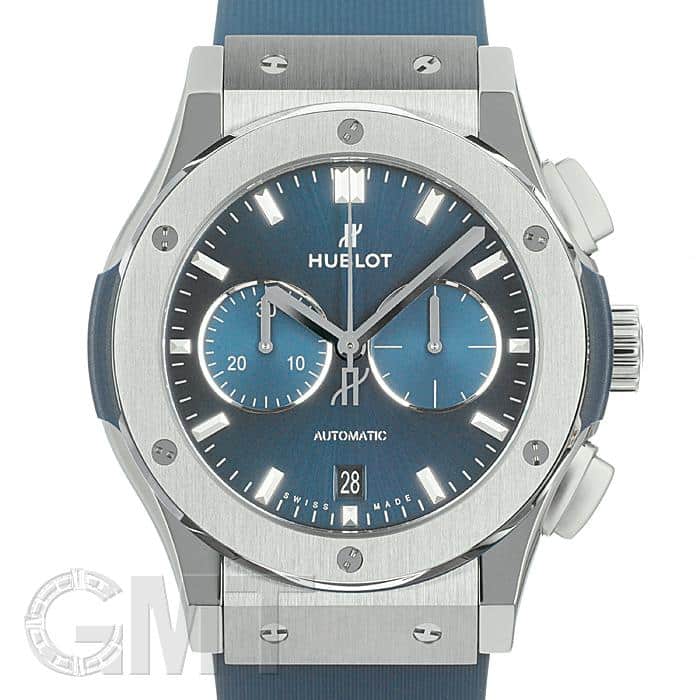 ウブロ 腕時計（メンズ） ウブロ クラシック フュージョンクロノグラフ チタニウム ブルー 541.NX.7170.RX HUBLOT 新品メンズ 腕時計 送料無料