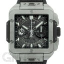 ウブロ 腕時計（メンズ） ウブロ スクエアバン ウニコ チタニウム 821.NX.0170.RX HUBLOT 新品メンズ 腕時計 送料無料