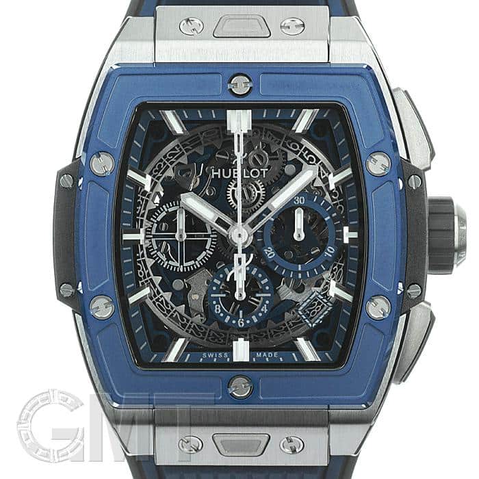 ウブロ 腕時計（メンズ） ウブロ スピリット オブ ビッグバン チタニウム ブルーセラミック 42MM 642.NL.7170.RX HUBLOT 新品メンズ 腕時計 送料無料