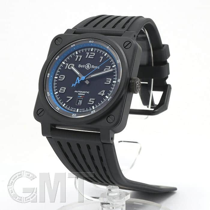 ベル&ロス BR03-92 A522 BR0392-A522-CE/SRB【世界限定999本】 BELL & ROSS 新品メンズ 腕時計 送料無料