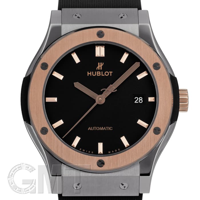 HUBLOT クラシックフュージョン チタニウム キングゴールド 42mm 542.NO.1181.RX HUBLOT 新品メンズ 腕時計 送料無料