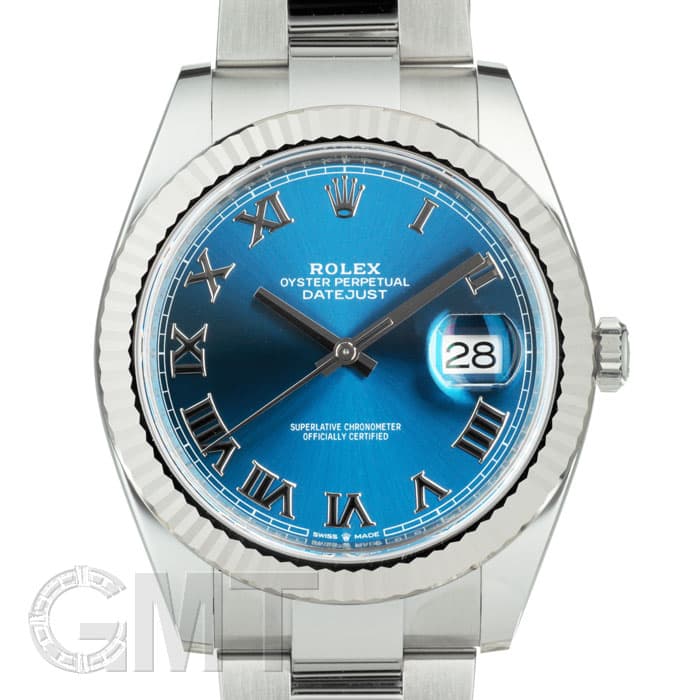 デイトジャスト 腕時計（メンズ） ロレックス デイトジャスト 41 126334 ブルー ローマ ROLEX 新品メンズ 腕時計 送料無料