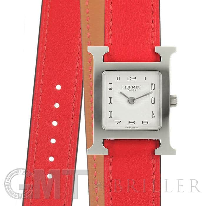 Hウォッチ エルメス Hウォッチ HH1.210.131/SW911 Hウォッチ ドゥブルトゥール カプシーヌ HERMES 新品レディース 腕時計 送料無料